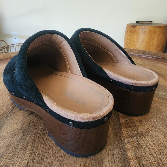 Vionic Kacie Suede Black Slip-On Mule Clogs Womens Size 9 - Picture 7 of 13